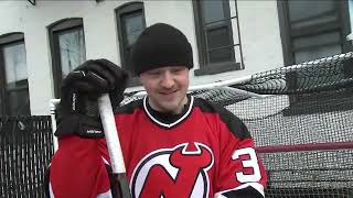 Queens man turns backyard into outdoor hockey rink