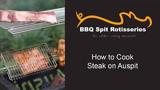 How to Cook Steak on Auspit | Camping Spit Roaster