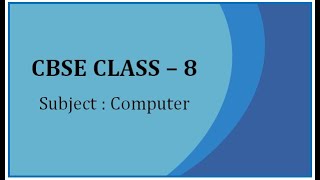 CBSE class 8 computer chapter7 visual basic components