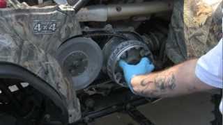 Yamaha Grizzly 450 Machined Sheave And Grease-Less Clutch Install Redux