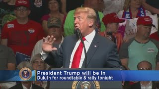 Trump Heads To Duluth For Rally