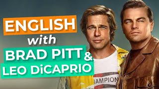 Learn English With Movies | Leonardo DiCaprio \u0026 Brad Pitt - \