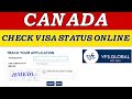 How to track Canada visa application status online || VFS Global Step-by-step Guide