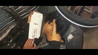 Neck Tattoo | Death before dishonor | How to make neck Tattoo | Needle arts Tattoo studio | Luban