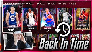 I WENT BACK IN TIME AND USED MY NBA 2K20 MyTEAM GOAT SQUAD!!
