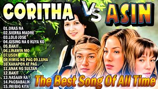 Coritha, Asin Greatest Hits Of All Time💗Tagalog Love Songs Medley OPM Songs 2024 💗 Filipino Music