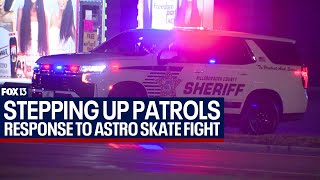 Extra patrols after Astro Skate fight