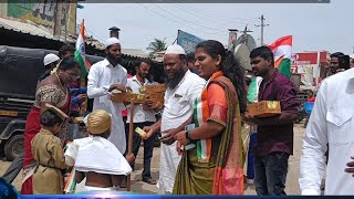 #75thindependenceday celebrated at  #bethamangala rural high school and Datta sai school #kolar