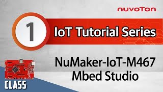 Use Mbed Studio to develop applications on NuMaker-IoT-M467 platform