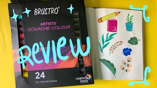 Brustro Gouache Review | Gouache Painting and Review #Brustro #Gouache #painting