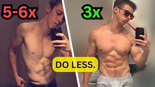 I Got JACKED Doing Less (Here's how)