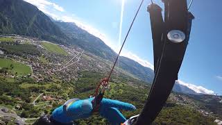 GOPRO 5 HERO 1080p 30ips immersion en vol parapente advance alpha 5