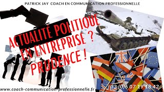 Est-il bon de parler de ses opinions politiques en entreprise ? Terrain clivant, selon Patrick JAY