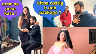 Aaj hum nikle apna MATERNITY PHOTOSHOOT 📸 karwane But kitna COSTLY ? || Tanya and Veer