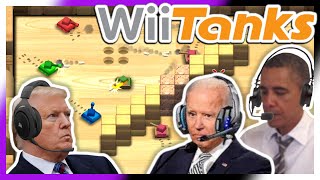 US Presidents Play Wii Tanks