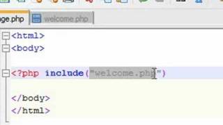 PHP Tutorial - 21 - include function