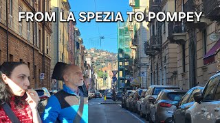 1 օր մեքենայում անցկացրինք | Իտալական լա Սպեցիա քաղաքից գնում ենք Պոմպեյ | From la Spezia to Pompey