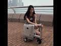 airwheel free intelligent life airwheel se3s motorized rideable luggage