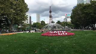 【4K】JR札幌駅南口から大通ぶらり散歩　/ Took a leisurely stroll around downtown Sapporo