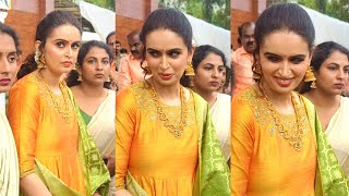 Actress Nandini ( Kausalya ) At Radha Nair's Daughter Karthika's Wedding | Karthika Nair's Marriage