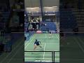 Badminton Rally At Yonex Estonian International Oldorff vs Singer #badminton #badmintonvideo #shorts