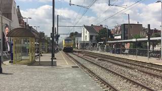 NMBS M6 rijtuigen+HLE18 komen aan Turnhout (B) (1-7-2019)