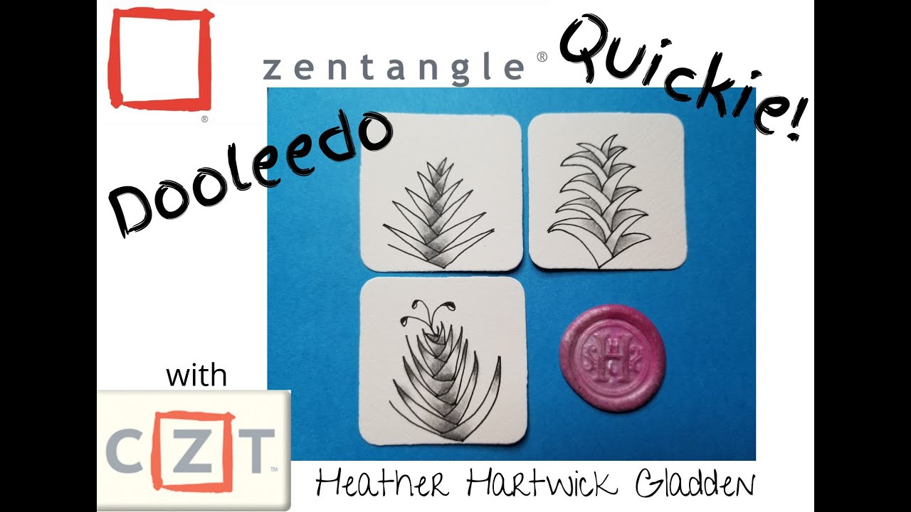 Dooleedo Zentangle Quickie Youtube
