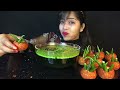 spicy golgappa challenge spicy panipuri challenge chilli pani puri challenge eating asmr video