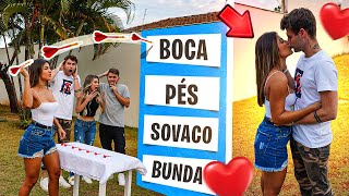 ONDE VOCÊ ACERTAR O DARDO É O LUGAR QUE VAI TER QUE BEIJAR A CRUSH!! ( CASAL VS CASAL )