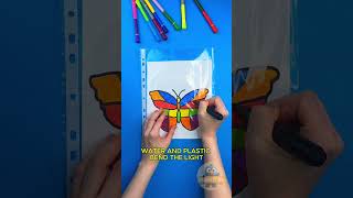 🎨 MAGIC PICTURE TRICK WITH WATER ✨ #shorts #kids