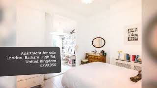 Apartment for sale in London, Balham High Rd, £799,950