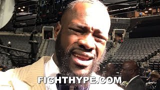 DEONTAY WILDER SLAMS TYSON FURY FIGHTING \