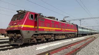 WAP 4 with Empty Rakes and Parcel Trains : Indian Railways