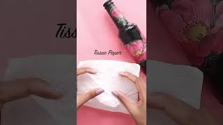 DIY Decoupage Bottle | How To Decoupage | Decoupage Tutorial