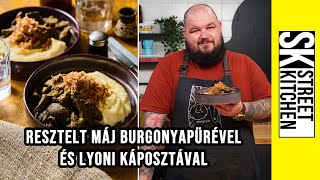 Resztelt MÁJ 👀 burgonyapürével 🥔 és LYONI káposztával 🤩