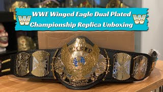 WWE Winged Eagle Dual Plated Championship Replica Unboxing!