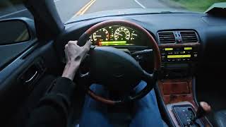 POV drive In the 2000 Lexus LS400