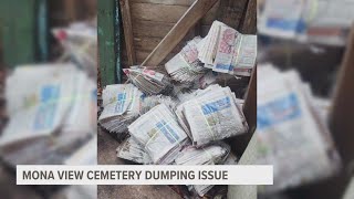 Muskegon Heights man concerned about dumping at Mona View Cemetery