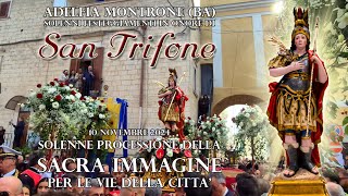 Solenne Processione di SAN TRIFONE Martire, Adelfia-Montrone 2024