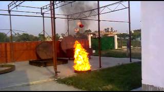 Modular Automatic Extinguisher Fire Test