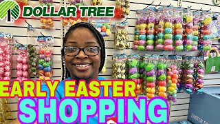 DOLLAR TREE EASTER SHOPPING HAUL 🛍️🛒 | FIRST LOCATION TOLD ME I COULDN’T RECORD IN THE STORE