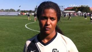 #cubuffs Tori Cooper talks about the soccer team's 4-2 loss to Cal on Saturday