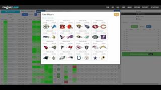 FantasyLabs NFL Lineup Optimizer Tutorial - Daily Fantasy Football