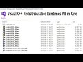 Visual C++ - Download and Install Visual C++ All in One