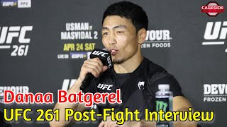 Danaa Batgerel Proud to Be First UFC Fighter From Mongolia | UFC 261