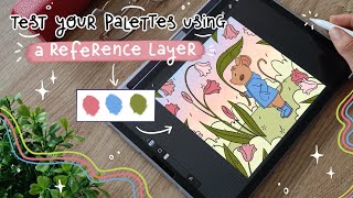 Stop Struggling with Colours! Use Procreate's Reference Layer to Test Palettes (Beginner Friendly)