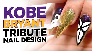 Kobe Bryant - Tribute Nail Design