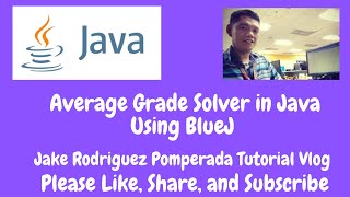 Average Grade Solver in Java Using BlueJ