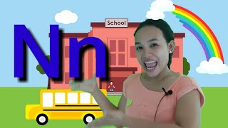 Online learning: lesson 16 (letter Nn) for preschoolers and kindergartens