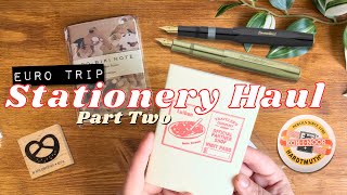 European Stationery Haul - Part Two - Stationery Shopping in Europe - Berlin, Prague - Kaweco